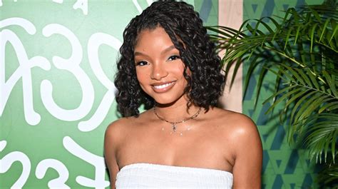 Halle Bailey Shows Off Her Postpartum Body in Shimmery Bikini